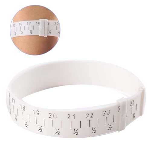 Messgerizer Armband Messwerkzeug für Einfache Handgelenkgrößen 15-25 Cm für Armbandhersteller und Schmuckliebhaber von Aramox