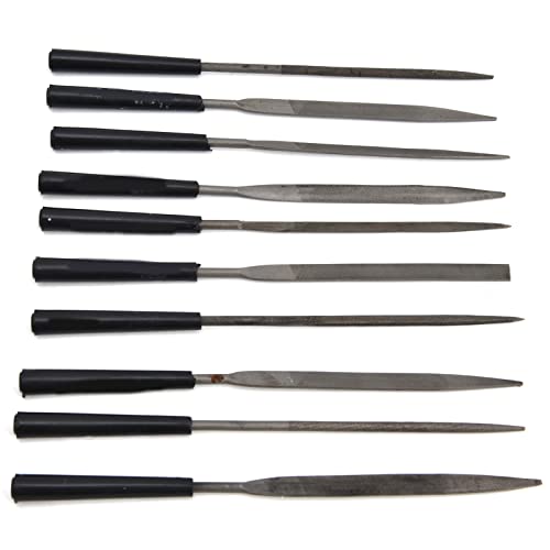 Mini -Kohlenstoffstahl -Schmuckarchiv mit Beschichtung, Nadeldateien Zum Bild und Aufzeichnung: Anwendbare Szene: Metallurgie (3 * 140mm) von Aramox