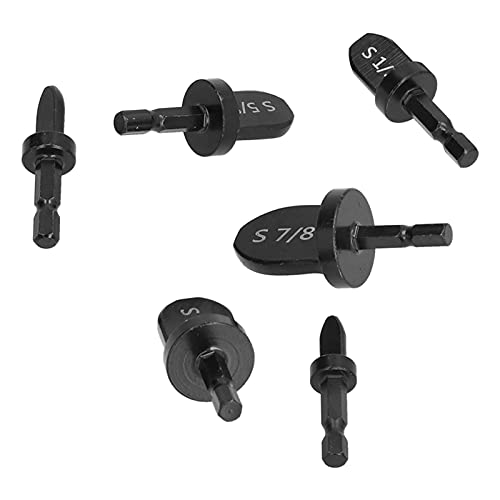 Röhrchen -Expander -Bohrer -Bit -Swaging -Werkzeugbohrmaschine Bit Set, Lagerstahl Hergestellt, für Kupfer- und Aluminiumrohre mit Mehreren Größen, Installation von Klimaanlagen, HLK -Werkzeuge, HLK von Aramox