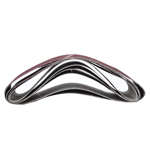 Schleifgürtel von 6 Teilen Mm für den Schleiferstreifen 60/80/100/120/150/180, Hohe Effizienz, Ideal für Eliminierungsoxid, Verzögerung, Schreinerei und Metallpolieren von Aramox