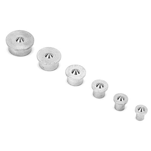 Set von 6 Teilen Tipps und Typen Zentren Stecker aus Edelstahl, die Zur Genauen Ausrichtung Verarbeitet Wurden, Tischlerwerkzeuge für sich. von Aramox