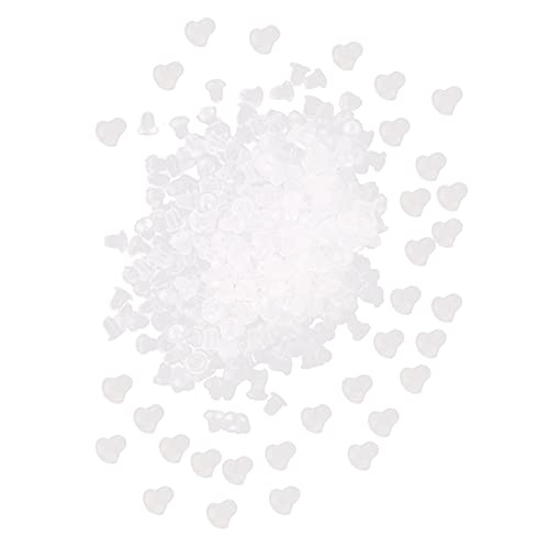 Silikonohrringe Ohrstöpsel 500pcs Ohrstöpsel Transparenter Ohrringe Schloss Stecker für Bequeme Verschleiß von Aramox