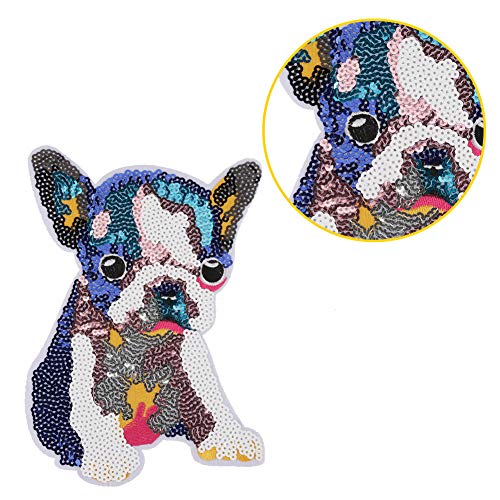 Stickte Hundeflecken für Jacken Einzigartig und modische. Hochwertiger Fall Fallen Nie ab. Dekorative Tierapplikationsfleck mit Eisen oder Nähen für Kleidung Jacken Rucksäcke Hüte. (21 cm Stickte Hundeflecken für Jacken Einzigartig und modische. Hochwertiger Fall Fallen Nie ab. Dekorative Tierapplikationsfleck mit Eisen oder Nähen für Kleidung Jacken Rucksäcke Hüte. (21 cm von Aramox
