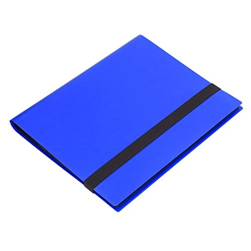 Trading Card Binder Safe Safe für die Verwendung von 360 Kartenkapazität 9 Pocket Album für Game Card Storage Ideal für Sammler (Blau 20 Seiten) von Aramox
