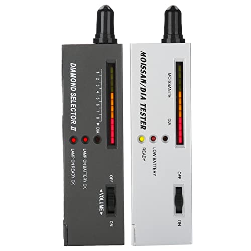 Tragbarer Praktischer Schmuck Diamond Selector II Moissanit -Tester mit Grüner Indikator für die Echte Diamantidentifikation für Schmuck -Hobbyisten und Fachkräfte von Aramox
