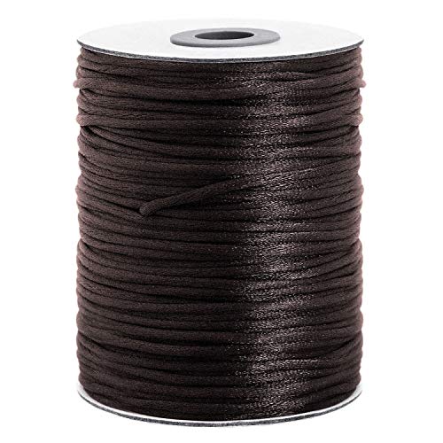 Satinkordel 100 Meter 2mm dick Große Spule Vielseitig einsetzbar Braun Satinkordel 100 Meter 2mm dick Große Spule Vielseitig einsetzbar Braun von Aranato