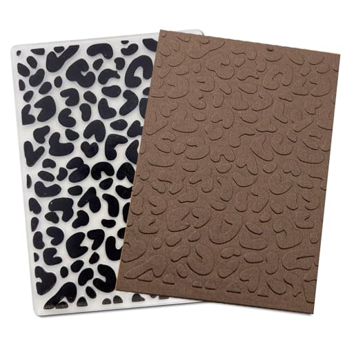 Arbuya Leoparden-Kunststoff-Prägeschablonen für Kartenherstellung, Meeresmuschel-Rahmen, Textur, Prägeschablone für Scrapbooking, Papierbasteln, Heimdekoration Arbuya Leoparden-Kunststoff-Prägeschablonen für Kartenherstellung, Meeresmuschel-Rahmen, Textur, Prägeschablone für Scrapbooking, Papierbasteln, Heimdekoration von Arbuya