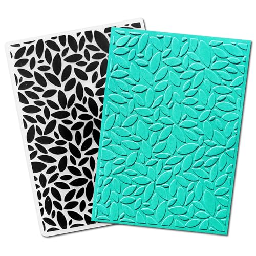 Arbuya Prägeschablonen aus Kunststoff mit Blättern für Kartenherstellung, Blattabdruck, Prägeschablone für Scrapbooking, Papierbasteln, Heimdekoration Arbuya Prägeschablonen aus Kunststoff mit Blättern für Kartenherstellung, Blattabdruck, Prägeschablone für Scrapbooking, Papierbasteln, Heimdekoration von Arbuya