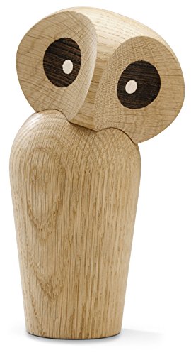 Architectmade Owl Eule Holzfigur groß Natur von Architectmade