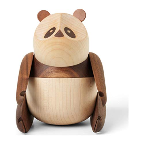 Architectmade Panda Holzfigur groß von Architectmade