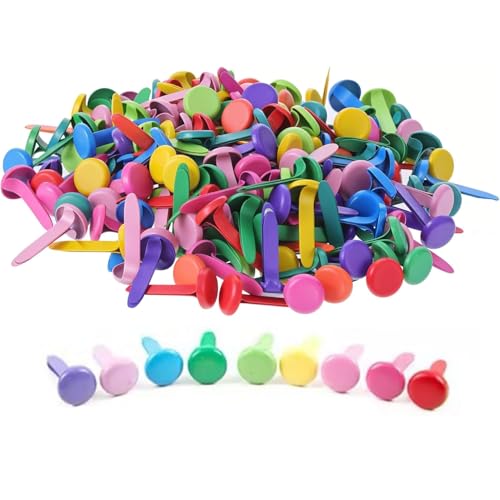 Arcjunys Musterbeutelklammern Musterklammern Rundkopfklammern Bunte Mini Brads Musterbeutelklammer Briefklammern Split Pins Scrapbooking Brads Für Büro Papier Basteln Handwerk DIY 100 Stück Arcjunys Musterbeutelklammern Musterklammern Rundkopfklammern Bunte Mini Brads Musterbeutelklammer Briefklammern Split Pins Scrapbooking Brads Für Büro Papier Basteln Handwerk DIY 100 Stück von Arcjunys