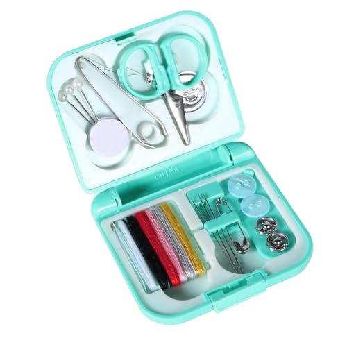 Mini Nähset Tragbares Nähzubehör Nähkästchen Nähset Grundausstattung Nähkasten Nähgarn Set Nähzeug für Zuhause Reisen Anfänger Notfall von Arcjunys