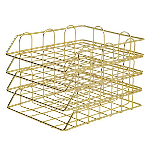 4 Ebenen Lagerregale, Metall Briefablage Stapelbarer Lagerregale Dokumentenablage Papierablage aus Metalldraht A4 Dokumentenablage Papierablage Ablagefächer Schreibtisch für Zuhause Schule Büro 4 Ebenen Lagerregale, Metall Briefablage Stapelbarer Lagerregale Dokumentenablage Papierablage aus Metalldraht A4 Dokumentenablage Papierablage Ablagefächer Schreibtisch für Zuhause Schule Büro von Areao