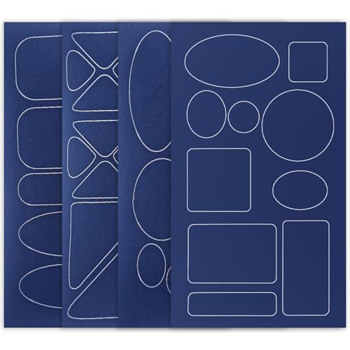 4 Stück Flicken zur Befestigung von Daunenmänteln, Klebejacken, Reparatur-Stoff-Sets für Kleidung, Jeans, Hosen, Daunenjacken, Stoff für Kleidung, Zelt, Schlafsäcke von Arecobticy