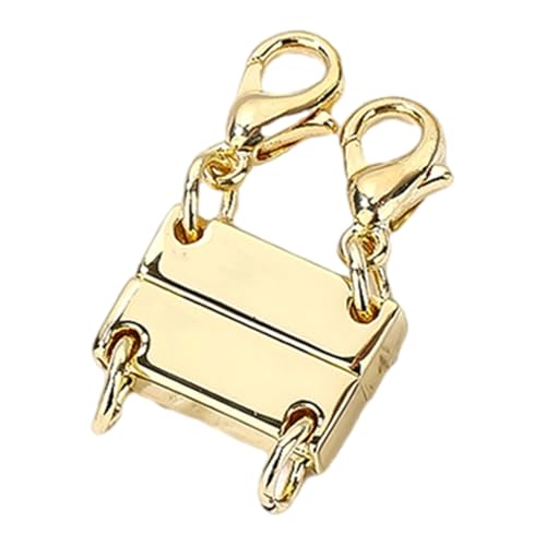 Doppelreihiger verstärkter Verschluss für Taschen, beschichtetes Kupfer, einfache Befestigung, universelle Kompatibilität, starker Verschluss, Schmuck von Arecobticy