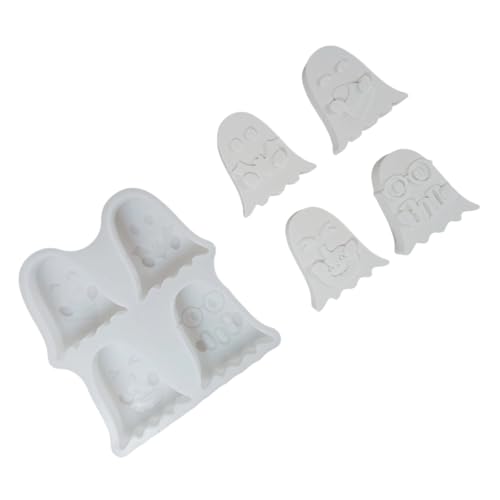 Geisterhafte Silikonformen, Mehrzweck-Silikon-Backwerkzeug für handgefertigte Seife, Schokolade, Halloween, Harzformen-Set von Arecobticy
