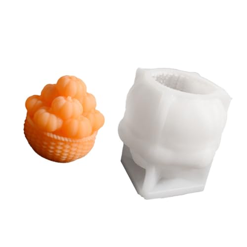 Halloween-Kürbis-Silikonform für Seifenherstellung, Backen, Schokolade, Basteln, Heimdekoration, Silikonformen für Epoxidharz-Bastelarbeiten von Arecobticy