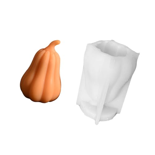 Halloween-Kürbis-Silikonform für Seifenherstellung, Backen, Schokolade, Basteln, Heimdekoration, Silikonformen für Epoxidharz-Bastelarbeiten von Arecobticy