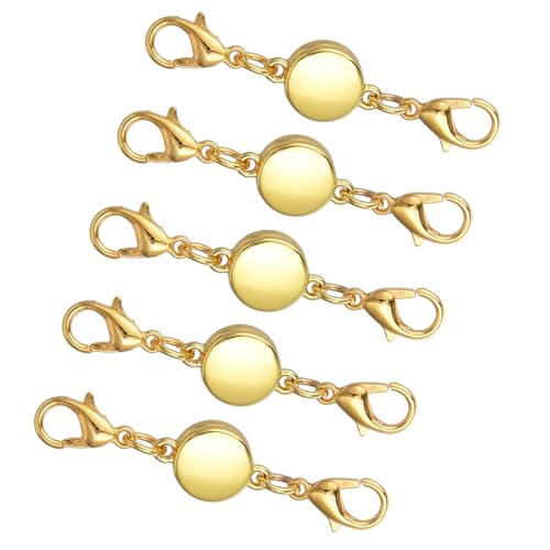 Karabinerverschluss für handgefertigtes Zubehör, rostfreie Konstruktion, Verlängerungsverbinder für den täglichen Gebrauch, Schmuck, modische Verschlüsse von Arecobticy