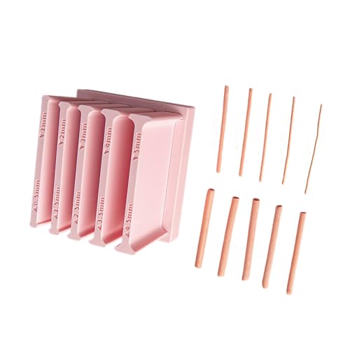 Professioneller Tonstab-Extruder, verstellbare Tiefe, Design zum Formen von Perlen, Charme und einzigartige, handgefertigte Bastelartikel, Dickeneinstellungswerkzeug von Arecobticy