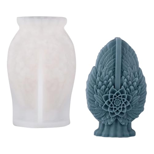 Silikonformen für Blumenflügel, Epoxidharz, handgefertigt, Gipsformen, Silikonblumen, Flügelpflaster, handgefertigtes Gießen von Arecobticy