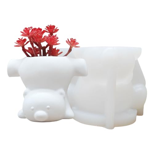 Silikonformen in Bärenform für Topfpflanzen, Vasen, Zement, Heimdekoration, Blumenvase, Silikonformen für Epoxidharz, Bärenform, Zement, Heimdekoration Silikonformen in Bärenform für Topfpflanzen, Vasen, Zement, Heimdekoration, Blumenvase, Silikonformen für Epoxidharz, Bärenform, Zement, Heimdekoration von Arecobticy