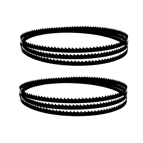 Argerrant 2 stücke 1500x10x0.5mm Bandsägeblatt 4 6 10 14TPI Carbon Bandsägeblätter 1500mm Holzbearbeitungswerkzeuge Zubehör (Größe : 10 TPI) von Homry