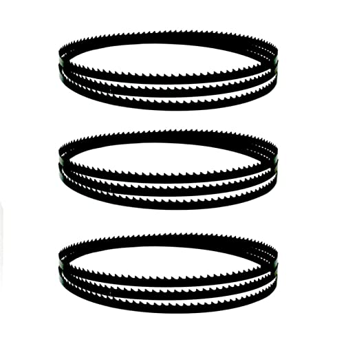 Argerrant 3pcs 2360 mm / (6 mm, 12 mm, 15 mm) / 0,5 mm / (4) T, 6 t Bandsäsäslade for Bandsägen Basa 3 (Größe : 2360x15x0.5mm 4T) von Argerrant