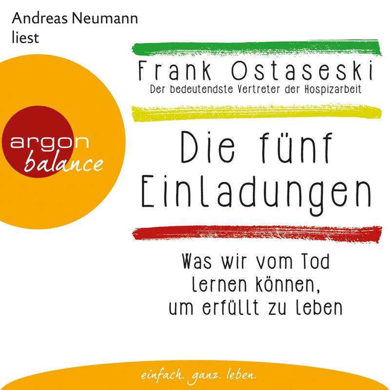 Die fünf Einladungen - Frank Ostaseski (Hörbuch-Download) von Argon Verlag