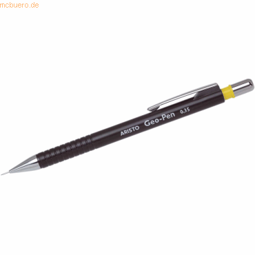 10 x Aristo Feinminenstift Geo-Pen 0,35mm schwarz von Aristo