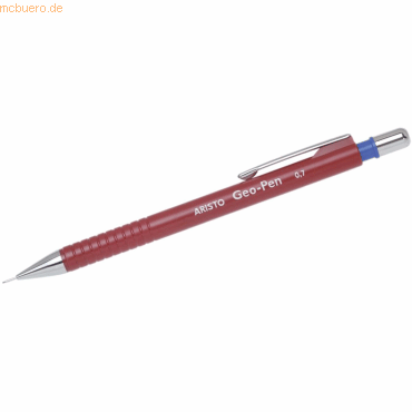 10 x Aristo Feinminenstift Geo-Pen 0,7mm weinrot von Aristo