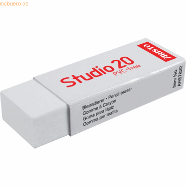 20 x Aristo Radierer Studio 20 65x23x12mm 20 x Aristo Radierer Studio 20 65x23x12mm von Aristo