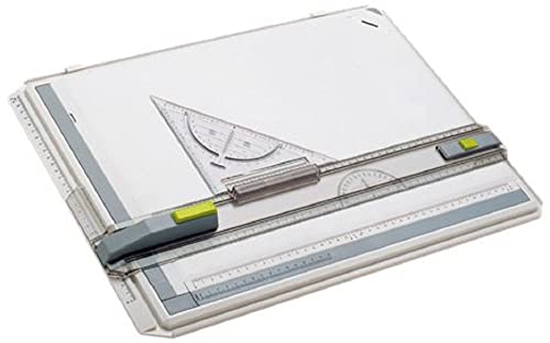 Aristo AR7035 Profi Plus Zeichenplatte (Format A3, schlagfester Kunststoff, inkl. Schnellzeichendreieck AR7090 und Studio Case) weiß von Jovi