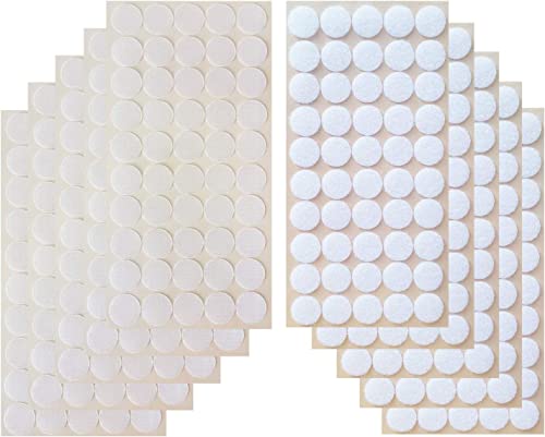 Arlent Transparenter Durchmesser klebrige Rückseite, dünne Punkte, mit Klebeband für Haken und Schlaufe (2 cm/150 Paar) von Arlent