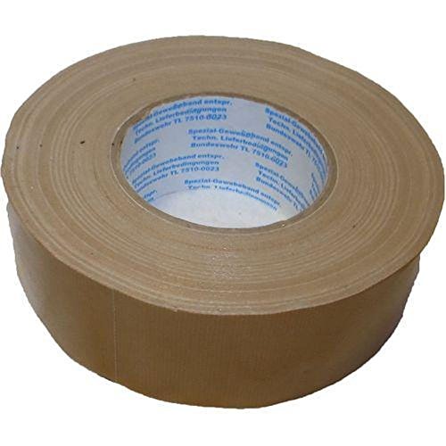 Armeeverkauf BEIGES Orig. Bundeswehr Panzertape, Klebeband, 50m lang, 50mm von Armeeverkauf