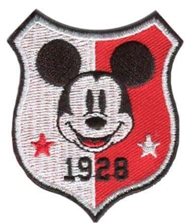 Aufnäher zum Aufbügeln, Mickey Mouse 1928, Disney-Motiv, Stoffapplikation, Merchandise Aufnäher zum Aufbügeln, Mickey Mouse 1928, Disney-Motiv, Stoffapplikation, Merchandise von Armona Trading LTD