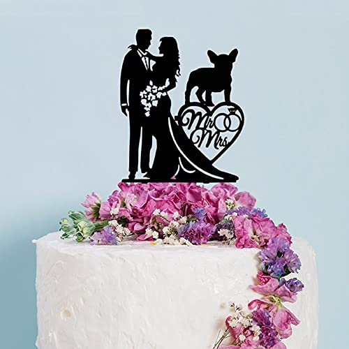 Hochzeitstortenaufsatz für Paare, Braut und Bräutigam mit französischer Bulldogge, personalisierbar, Hochzeitsdekoration, Geschenk für Hochzeitstag Hochzeitstortenaufsatz für Paare, Braut und Bräutigam mit französischer Bulldogge, personalisierbar, Hochzeitsdekoration, Geschenk für Hochzeitstag von ArogGeld