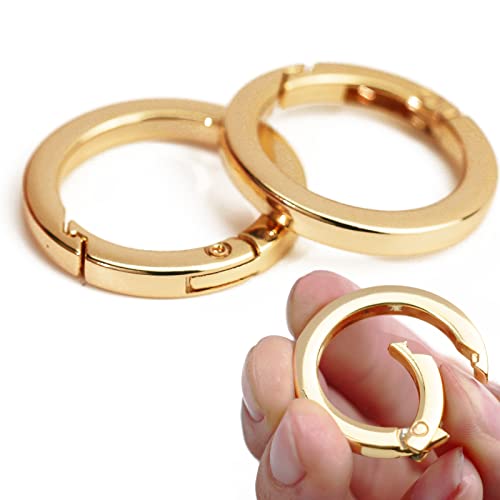 2 Stück O-Ring für Geldbörsenriemen, Federringe für Handtasche und Schlüssel 2 Stück O-Ring für Geldbörsenriemen, Federringe für Handtasche und Schlüssel von Arokimi