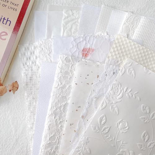 Aromoty 20 Stück handgefertigtes Scrapbook-Papier, strukturiertes Papier, Morandi A5-Blatt, Netzstoff, Maulbeere, Spezialpapier-Mix für Scrapbooking, Junk, Tagebuch, Tagebuch, Bastelmaterialien, 14,7 Aromoty 20 Stück handgefertigtes Scrapbook-Papier, strukturiertes Papier, Morandi A5-Blatt, Netzstoff, Maulbeere, Spezialpapier-Mix für Scrapbooking, Junk, Tagebuch, Tagebuch, Bastelmaterialien, 14,7 von Aromoty