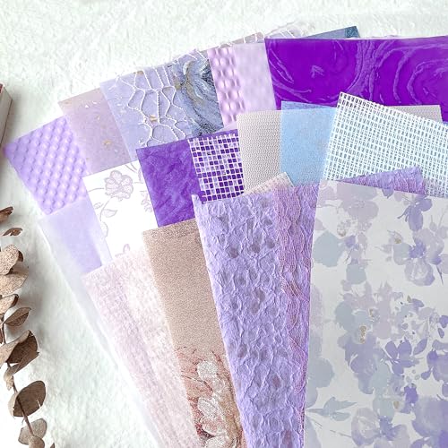Aromoty 20 Stück handgefertigtes Scrapbook-Papier, strukturiertes Papier, Morandi A5-Blatt, Netzstoff, Maulbeere, Spezialpapier-Mix für Scrapbooking, Junk, Tagebuch, Tagebuch, Bastelmaterialien, 14,7 Aromoty 20 Stück handgefertigtes Scrapbook-Papier, strukturiertes Papier, Morandi A5-Blatt, Netzstoff, Maulbeere, Spezialpapier-Mix für Scrapbooking, Junk, Tagebuch, Tagebuch, Bastelmaterialien, 14,7 von Aromoty