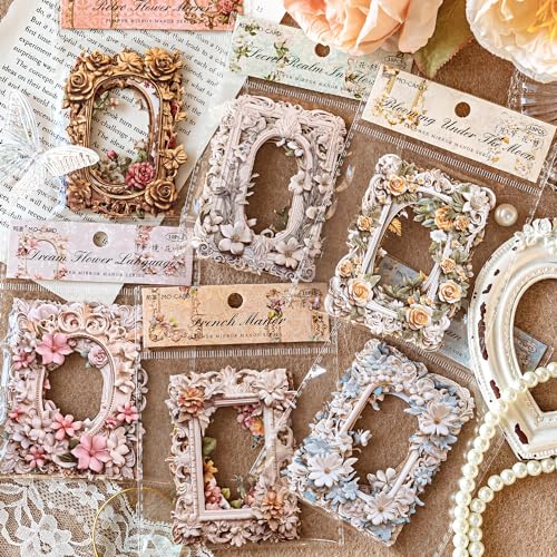 Scrapbook Bullet Journal Zubehör Vintage Stickers 60pcs,Hohle Geprägt Blumenrahmen Retro Aesthetic Sticker für Fotoalbum,Scrapbooking,Tagebuch,Album,Tagebuch,Notizbuch, DIY-Dekoration Scrapbook Bullet Journal Zubehör Vintage Stickers 60pcs,Hohle Geprägt Blumenrahmen Retro Aesthetic Sticker für Fotoalbum,Scrapbooking,Tagebuch,Album,Tagebuch,Notizbuch, DIY-Dekoration von Arpaper