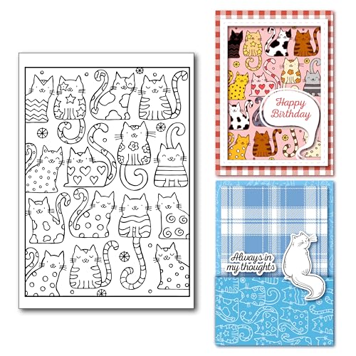 arriettycraft Transparente Stempel mit Katze Hintergrund Transparente stempel for Cards Making Decoration Clear Stamps and DIY Scrapbooking Crafting arriettycraft Transparente Stempel mit Katze Hintergrund Transparente stempel for Cards Making Decoration Clear Stamps and DIY Scrapbooking Crafting von arriettycraft