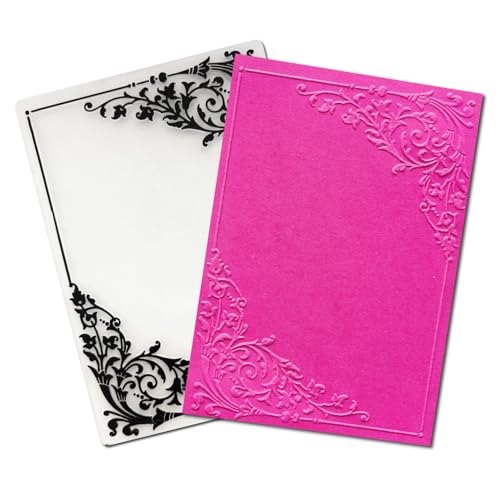 arrietty Craft Swirls Leaves Corner Frame Plastic Embossing Folder for Scrapbook DIY Album Card Tool Plastic Template Folders arrietty Craft Swirls Leaves Corner Frame Plastic Embossing Folder for Scrapbook DIY Album Card Tool Plastic Template Folders von Arrietty