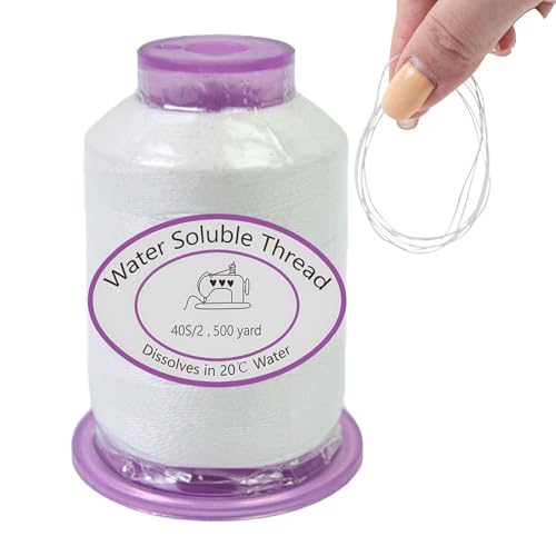 Arroopu Allzweck Nähgarn - 455.0 m wasserlösliches Nähgarn | Löslicher Faden Für Stoffreparatur Kostümherstellung Stickarbeiten Quiltprojekte Enthusiasten Arroopu Allzweck Nähgarn - 455.0 m wasserlösliches Nähgarn | Löslicher Faden Für Stoffreparatur Kostümherstellung Stickarbeiten Quiltprojekte Enthusiasten von Arroopu