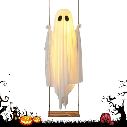 Arroopu Halloween | Party Deko Mit LED Licht - Halloween Dekoration Partyzubehör Für Haustür Garten Kamin Hof Eingangsbereich Innenbereich Terrasse Weg Haus Arroopu Halloween | Party Deko Mit LED Licht - Halloween Dekoration Partyzubehör Für Haustür Garten Kamin Hof Eingangsbereich Innenbereich Terrasse Weg Haus von Arroopu