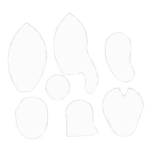 Arroopu Schnittmuster, Elefanten-Schablonen-Set | Acryl-Bastelwerkzeuge, dekoratives Lineal, niedliches Tier-Quilt-Zubehör für Anfänger, Frauen, Männer, Kinder, Erwachsene Arroopu Schnittmuster, Elefanten-Schablonen-Set | Acryl-Bastelwerkzeuge, dekoratives Lineal, niedliches Tier-Quilt-Zubehör für Anfänger, Frauen, Männer, Kinder, Erwachsene von Arroopu