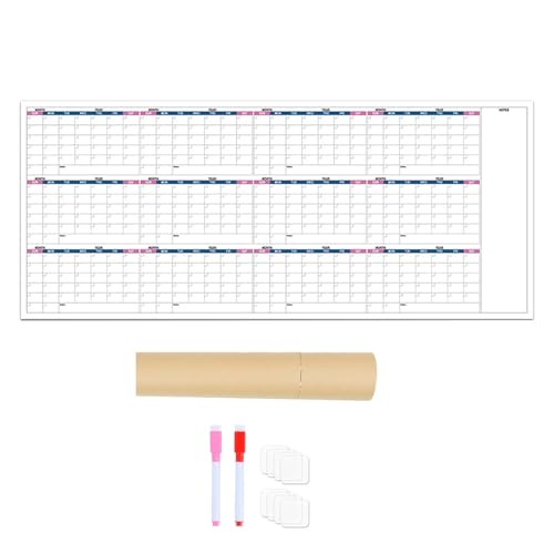 Arroopu Trockener Radiergummi-Kalender für die Wand, Monatsplan, 12-Monats-Zeitplan, undatierter Planer für Kühlschrank, Wohnheim, Arbeitsplatz, Arbeitszimmer, Klassenzimmer, Küche, Zuhause Arroopu Trockener Radiergummi-Kalender für die Wand, Monatsplan, 12-Monats-Zeitplan, undatierter Planer für Kühlschrank, Wohnheim, Arbeitsplatz, Arbeitszimmer, Klassenzimmer, Küche, Zuhause von Arroopu
