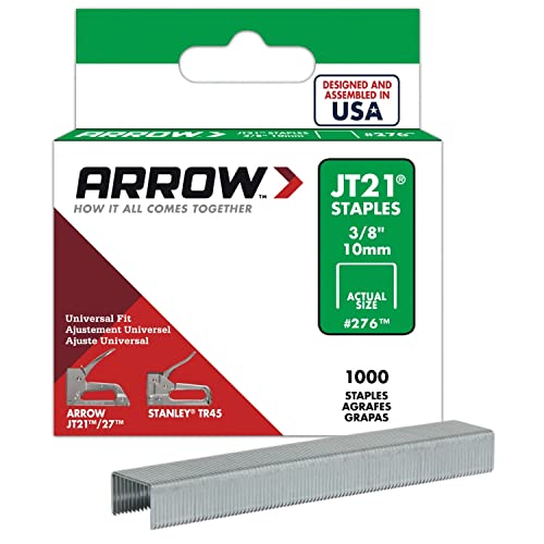 Arrow - 1000 agrafes JT21 10 mm von L'outil parfait