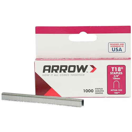 Arrow Staples T18 Box, Silber, 1000-0,95 cm von Arrow