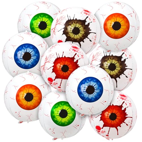 Arrowbash 10 Stück Halloween Augapfel Pool Ballons 55,9 cm aufblasbare Augäpfel für drinnen und draußen Garten Hof gruselige Halloween Geburtstag Mottoparty Strandball Dekorationen Zubehör Arrowbash 10 Stück Halloween Augapfel Pool Ballons 55,9 cm aufblasbare Augäpfel für drinnen und draußen Garten Hof gruselige Halloween Geburtstag Mottoparty Strandball Dekorationen Zubehör von Arrowbash